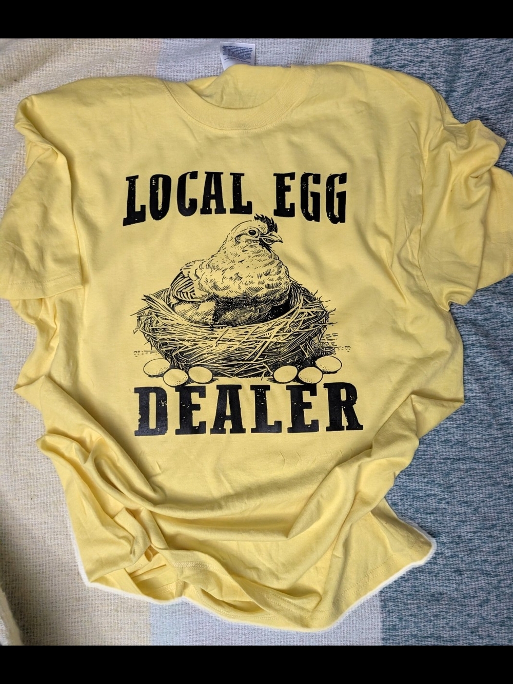 Local Egg Dealer Graphic Tee - Yellow